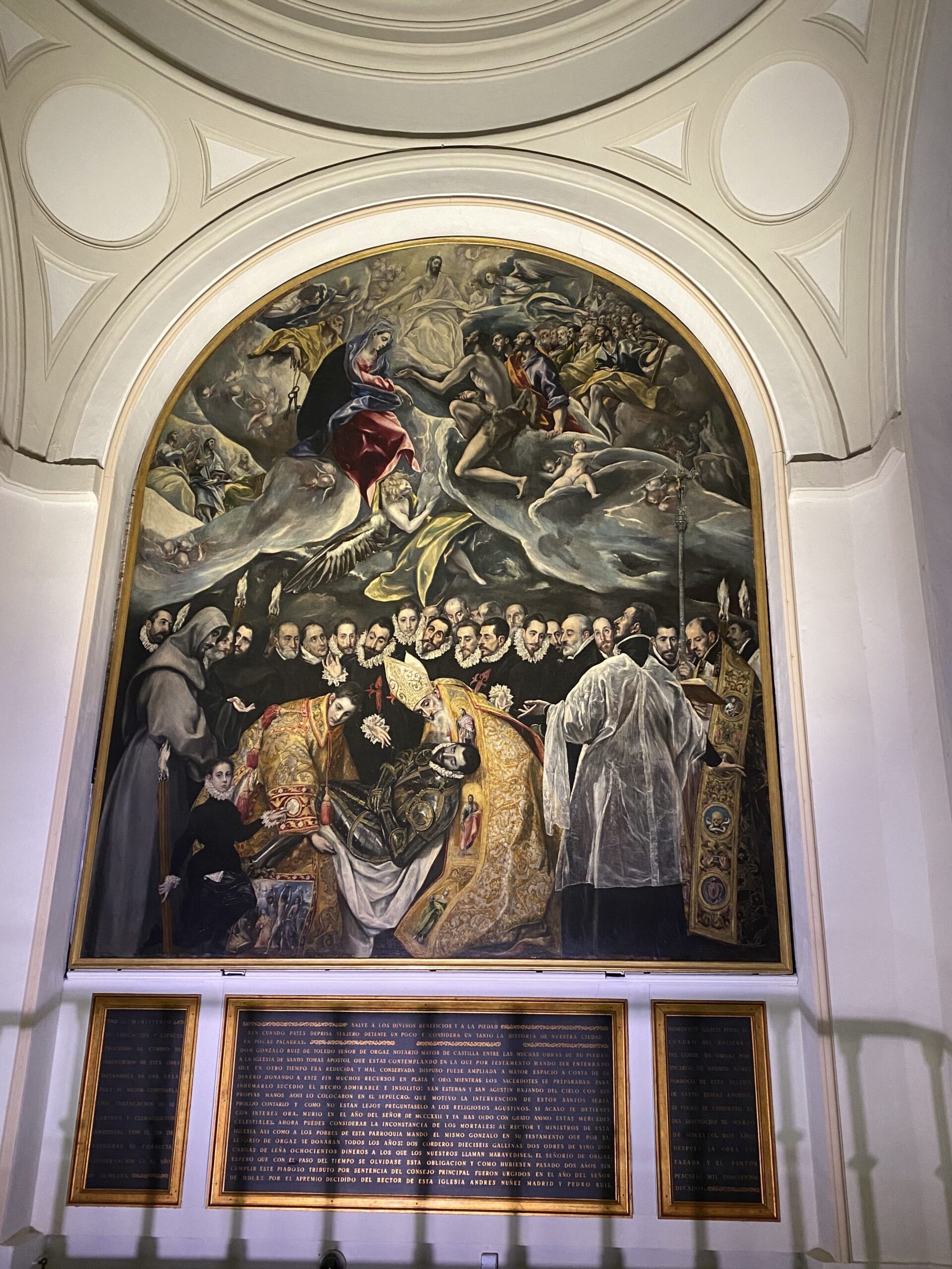 The Burial of the Count of Orgaz(El entierro del Conde de Orgaz) from the Santo Tomé Church, Toledo